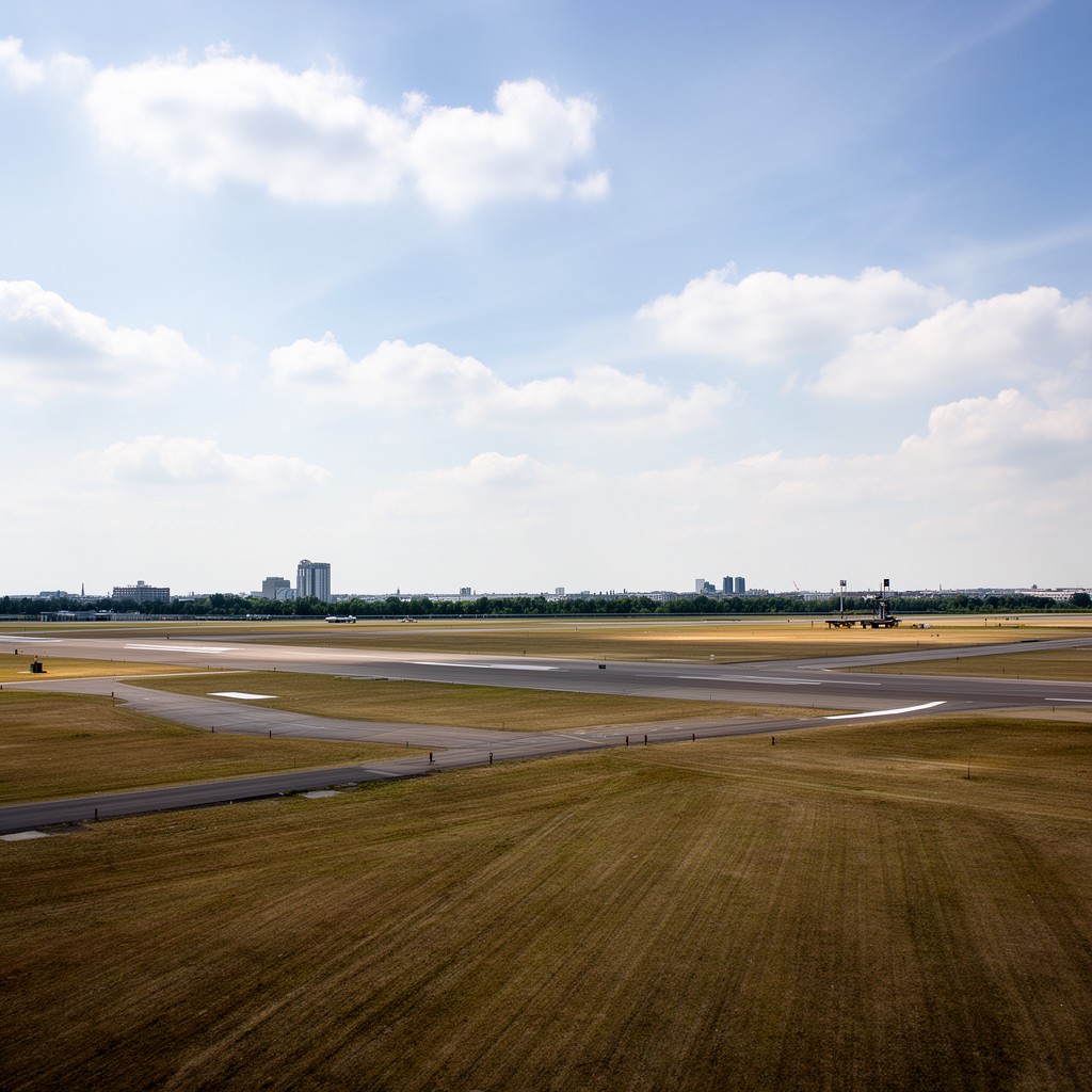 AI-generated illustration of Tempelhofer Feld