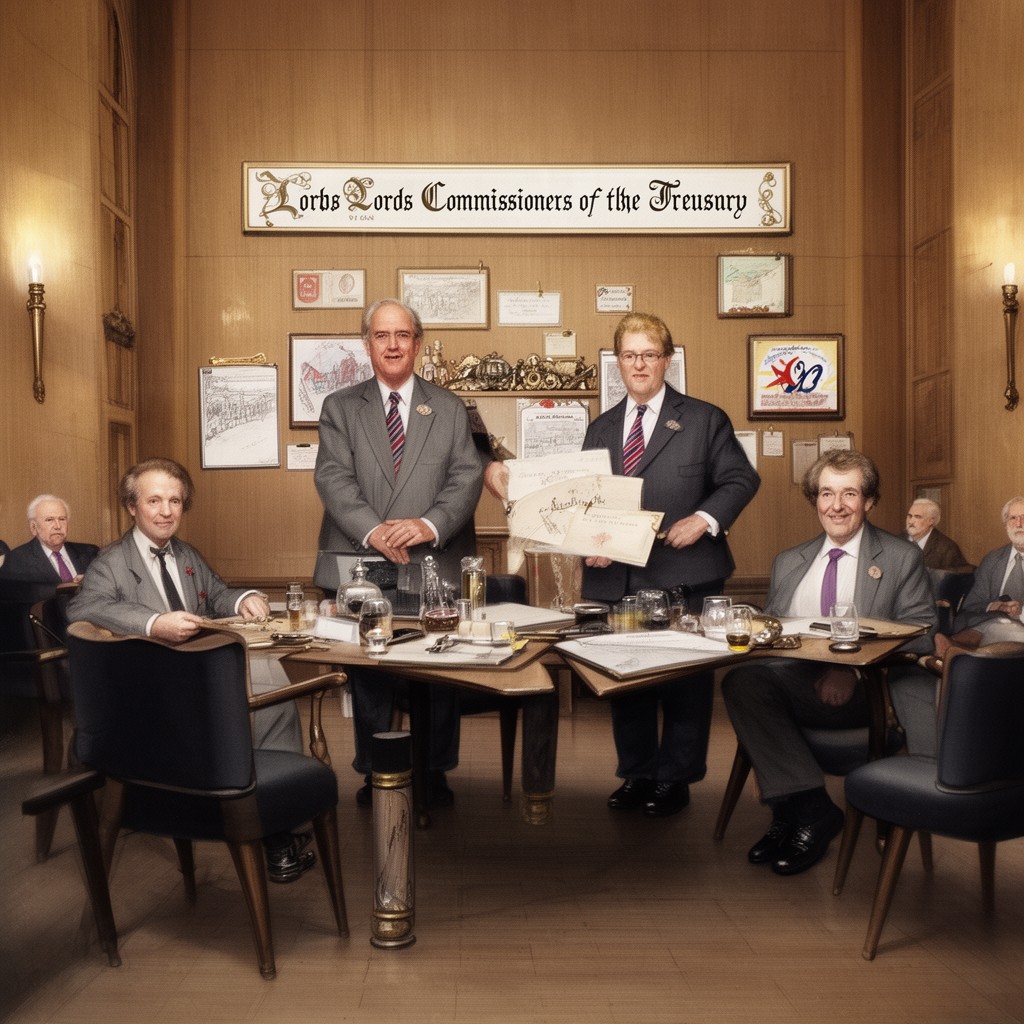 AI-generated illustration of Lords Commissioners of the Treasury