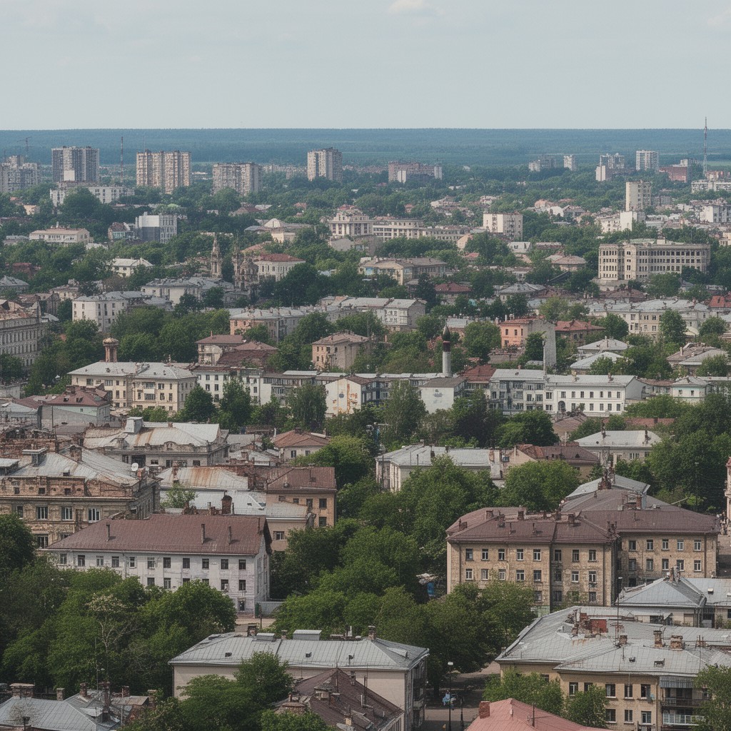 AI-generated illustration of Zhytomyr
