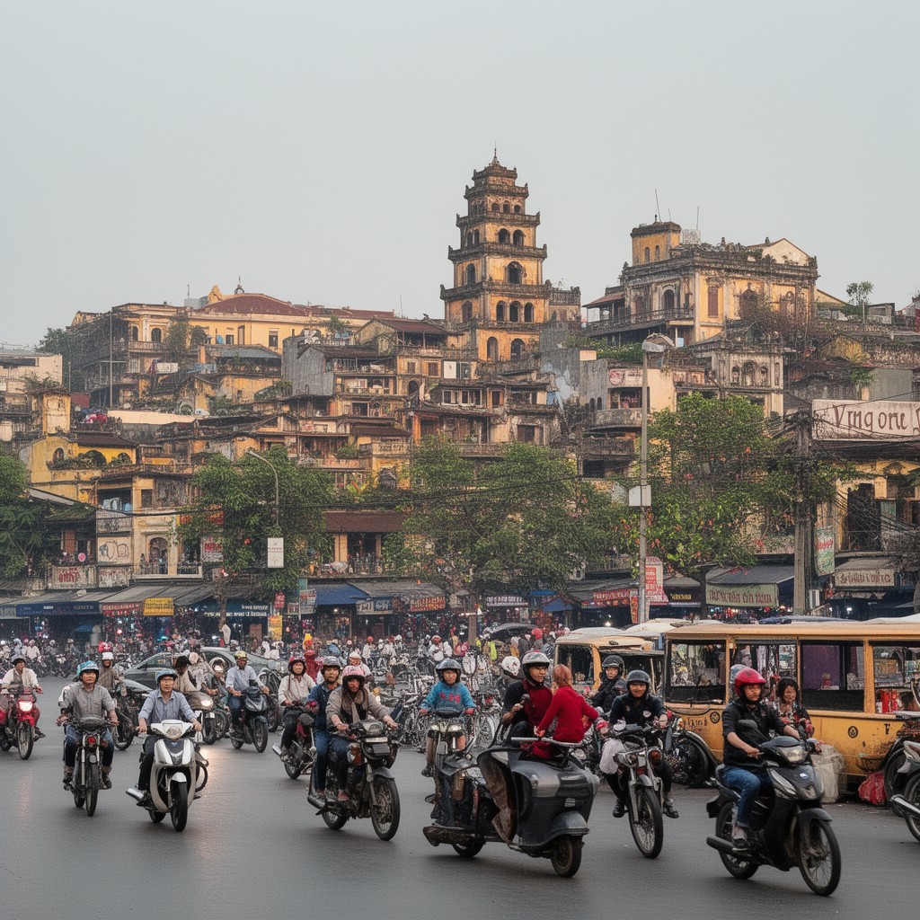 AI-generated illustration of Hanoi