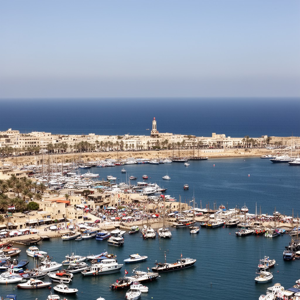 AI-generated illustration of Aboukir Bay, Egypt