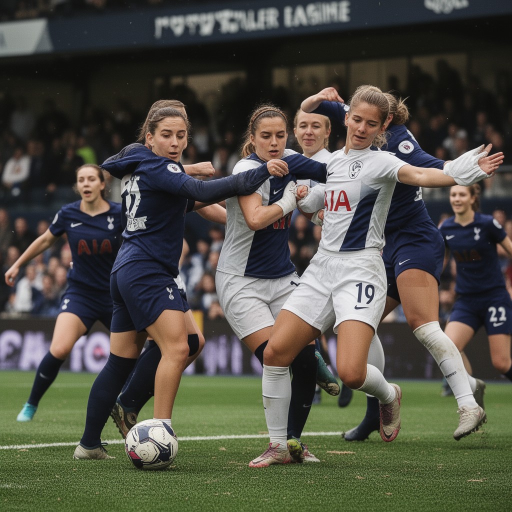 AI-generated illustration of Tottenham Hotspur Women
