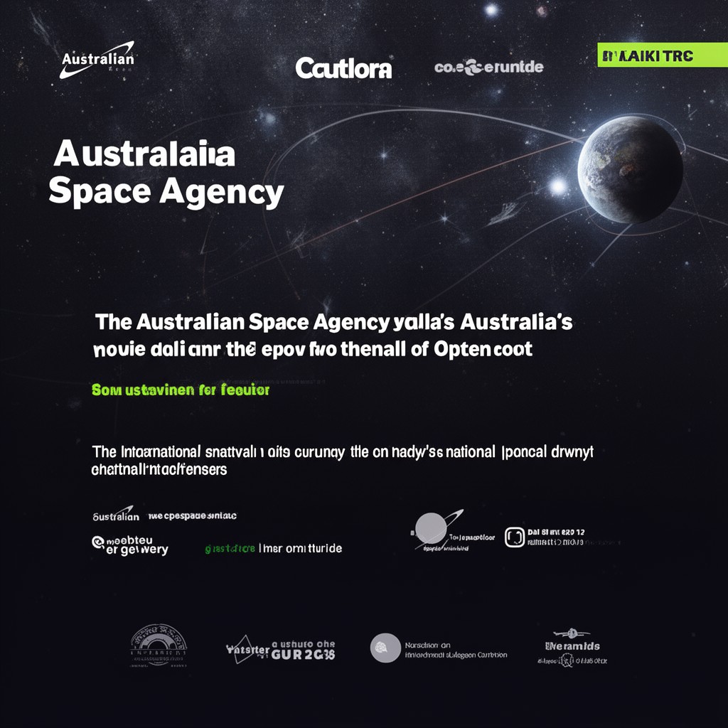 AI-generated illustration of Australian Space Agency