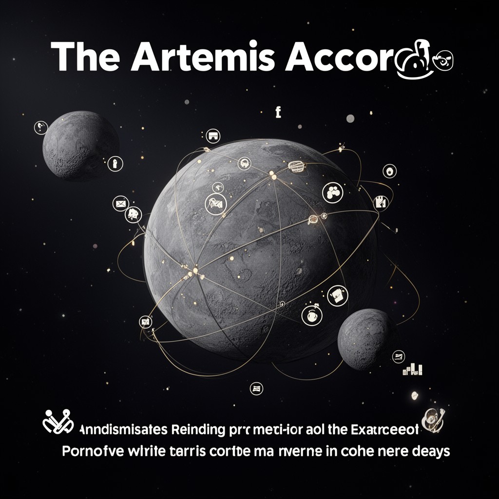 AI-generated illustration of Artemis Accords