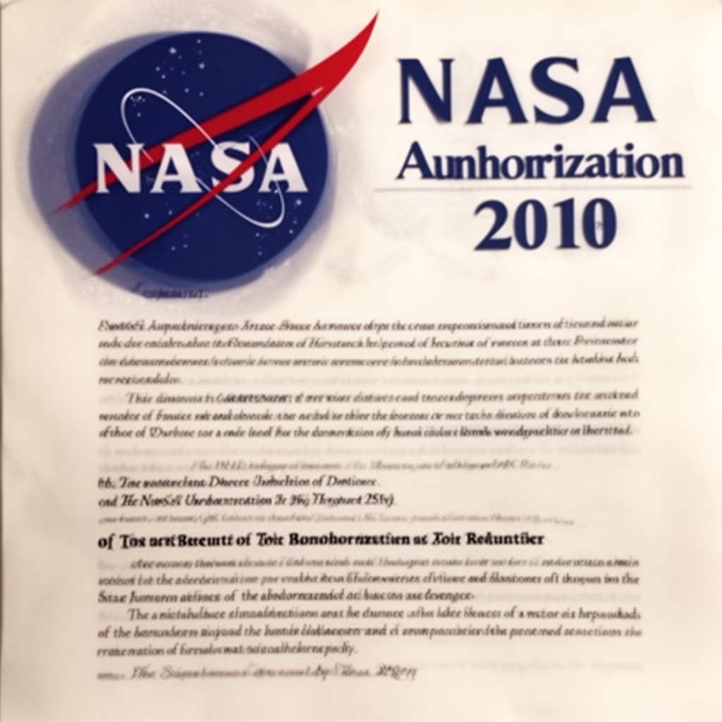 AI-generated illustration of NASA Authorization Act of 2010