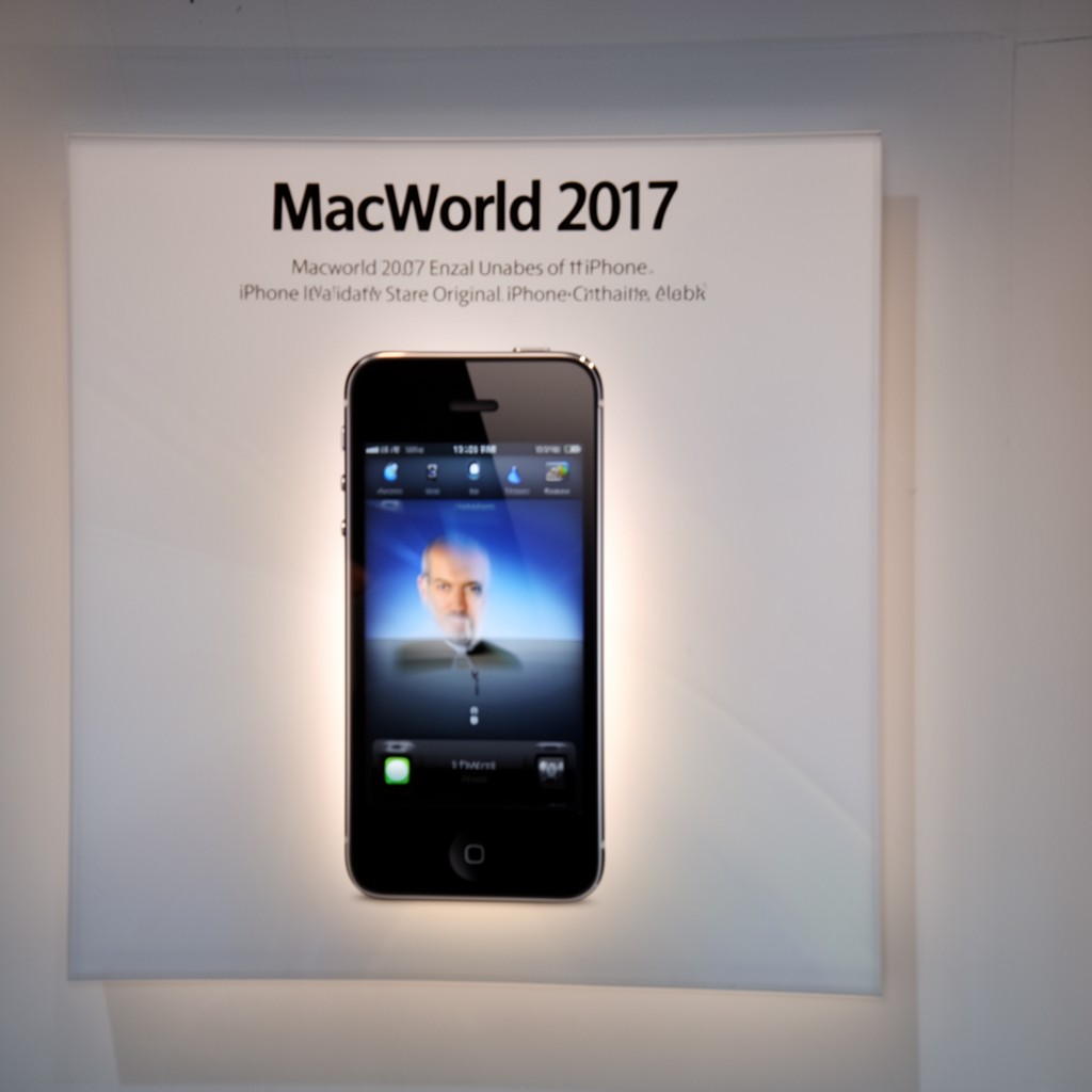AI-generated illustration of Macworld 2007