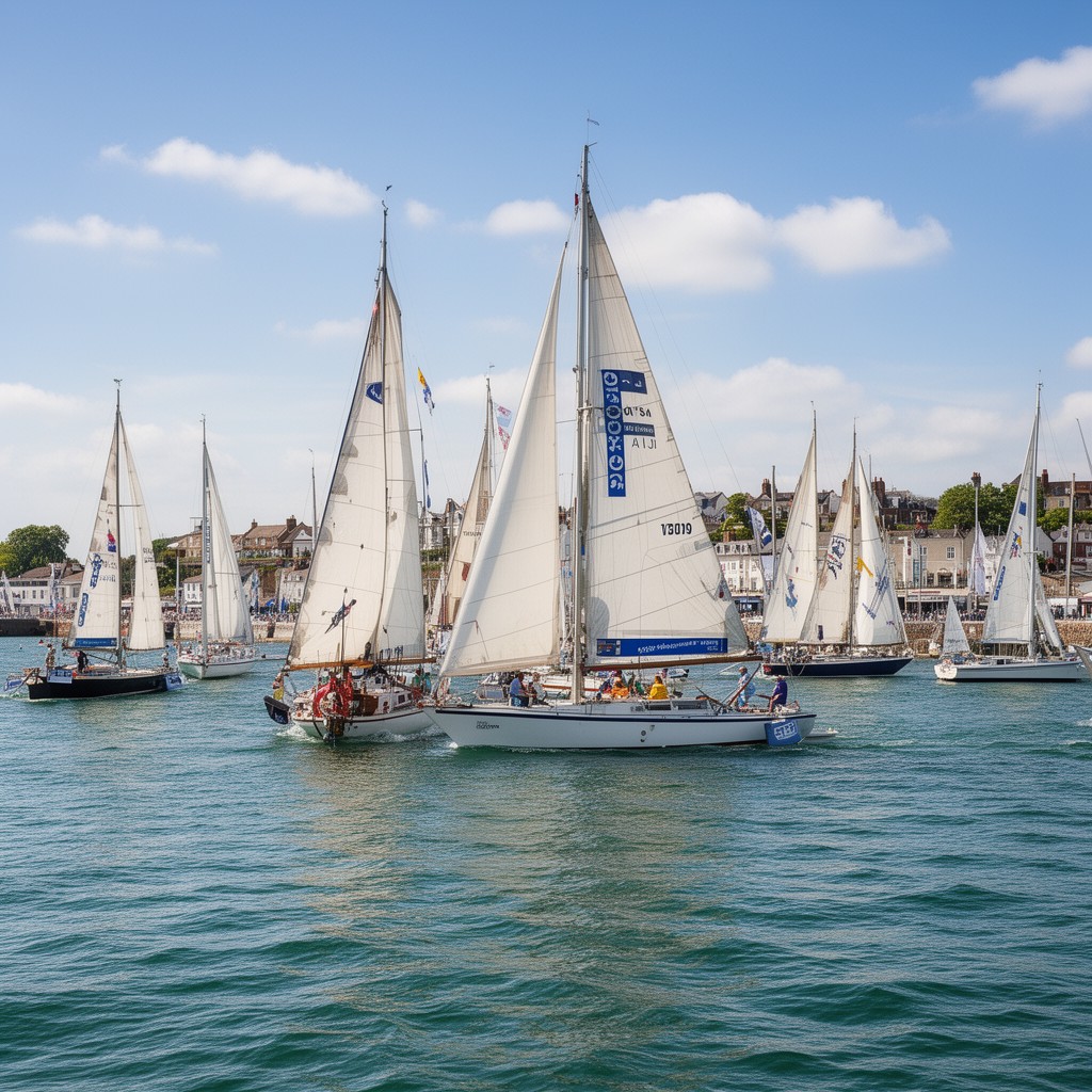 AI-generated illustration of Cowes Week