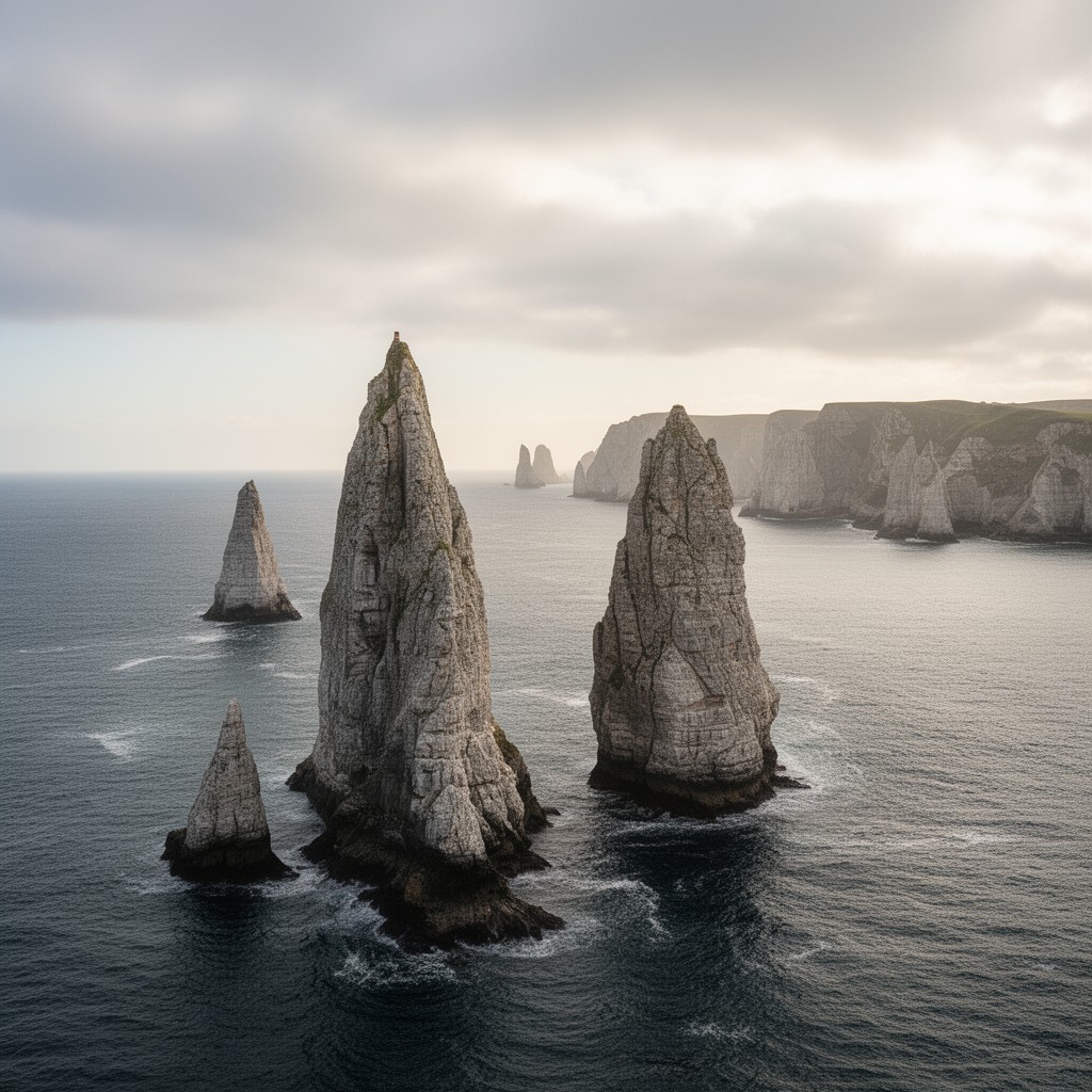 AI-generated illustration of The Needles