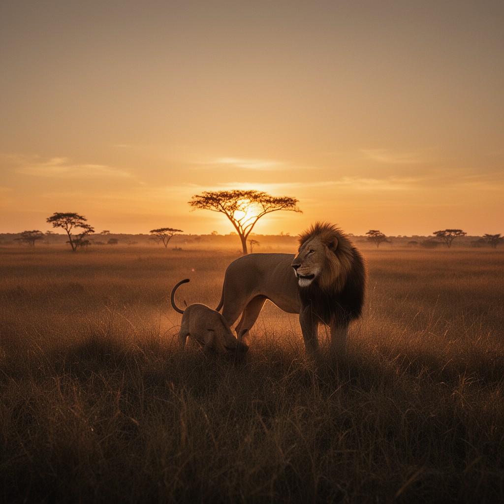AI-generated illustration of Lion