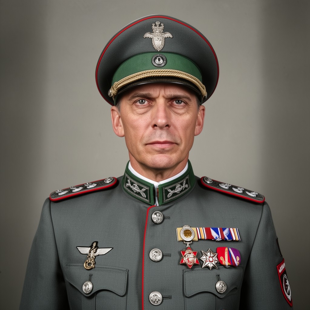 AI-generated illustration of Generalfeldmarschall