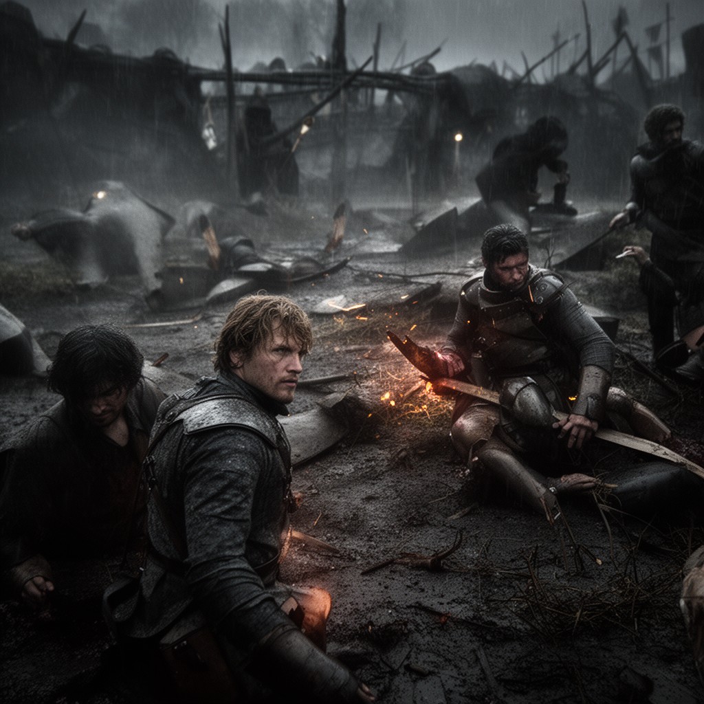 AI-generated illustration of Macbeth (2015 film)