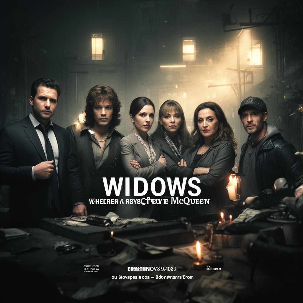 AI-generated illustration of Widows (2018 film)