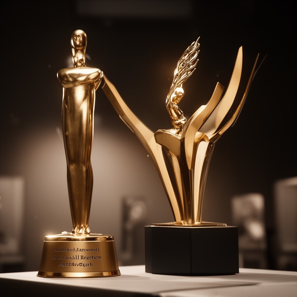 AI-generated illustration of Australian Academy of Cinema and Television Arts Award