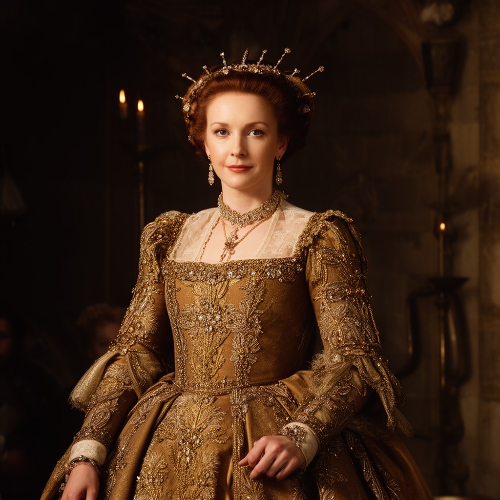 AI-generated illustration of Elizabeth: The Golden Age