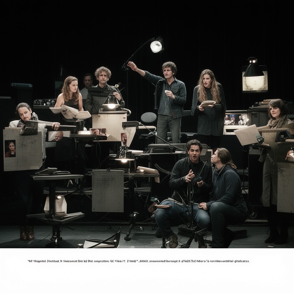 AI-generated illustration of National Institute of Dramatic Art