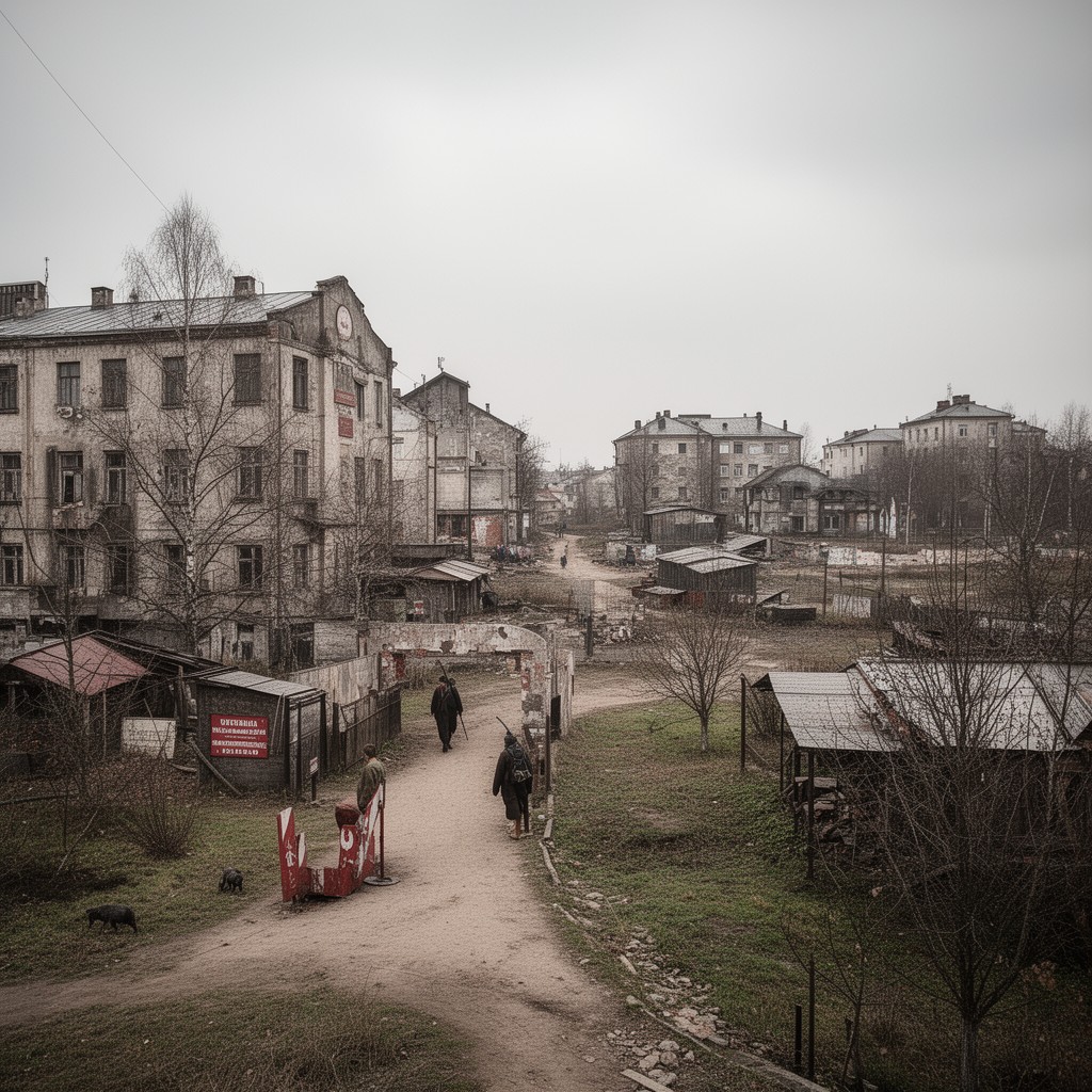 AI-generated illustration of Sielce near Ryazan