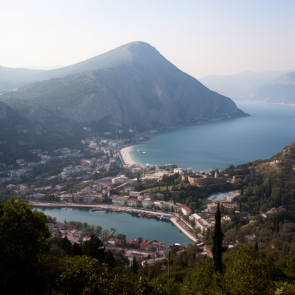 AI-generated illustration of Gurzuf
