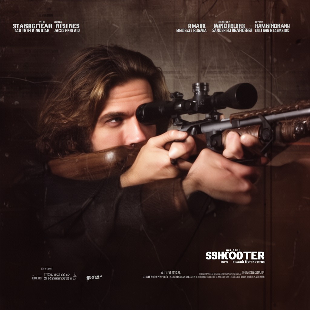 AI-generated illustration of Shooter (2007 film)