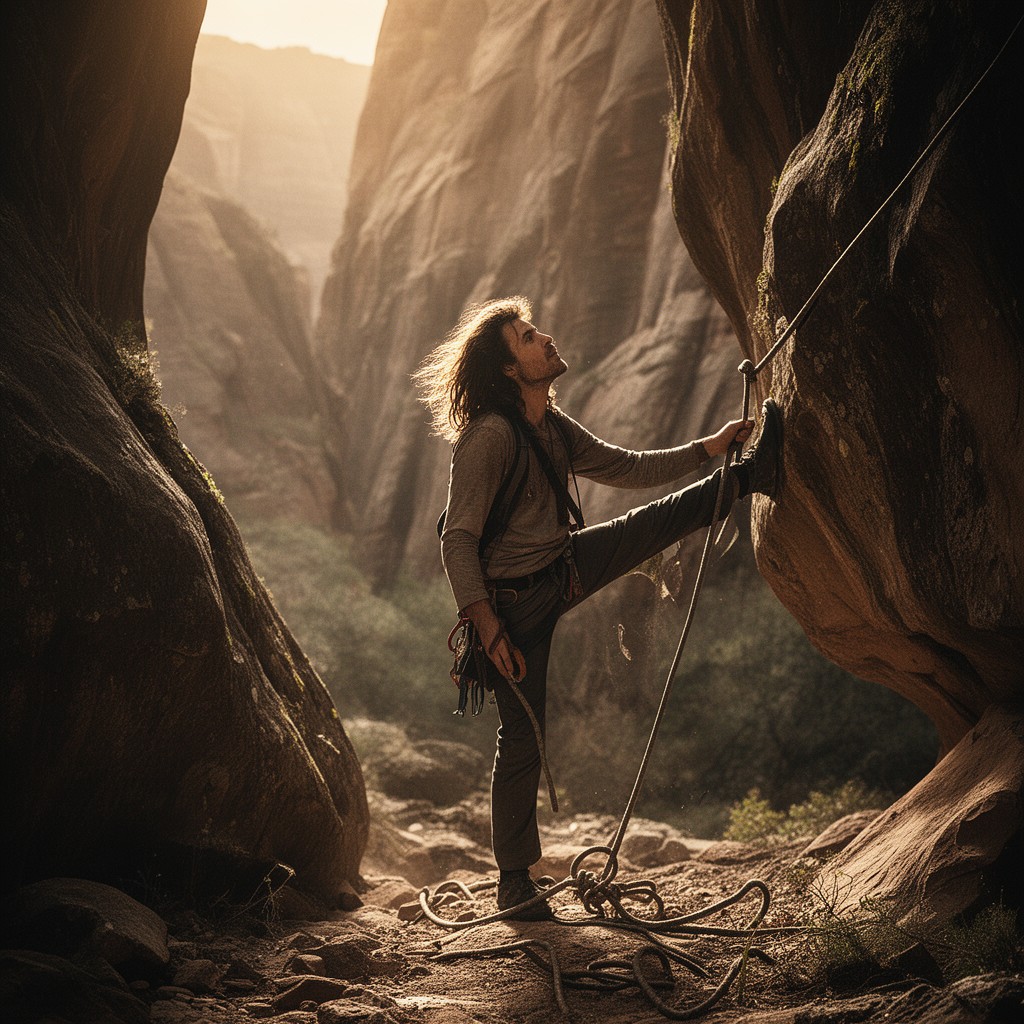 AI-generated illustration of 127 Hours