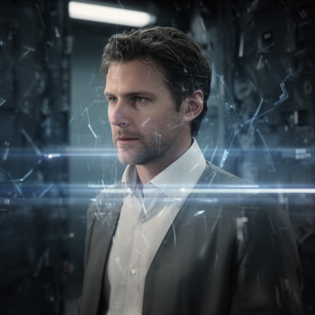 AI-generated illustration of Transcendence (2014 film)