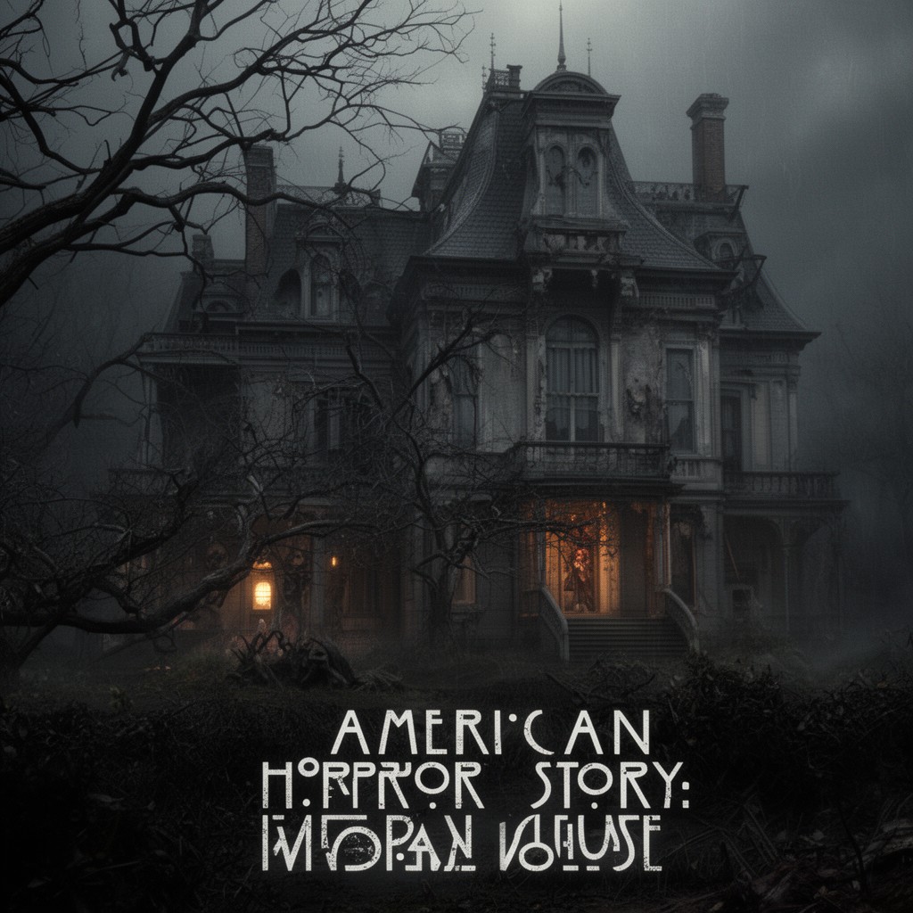 AI-generated illustration of American Horror Story: Murder House