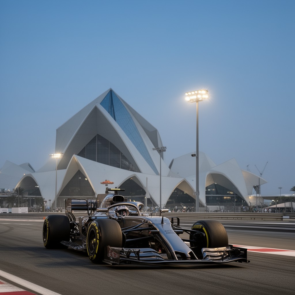 AI-generated illustration of Abu Dhabi Grand Prix