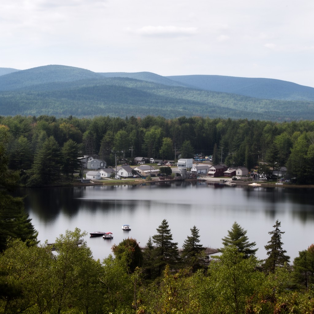 AI-generated illustration of Weld, Maine