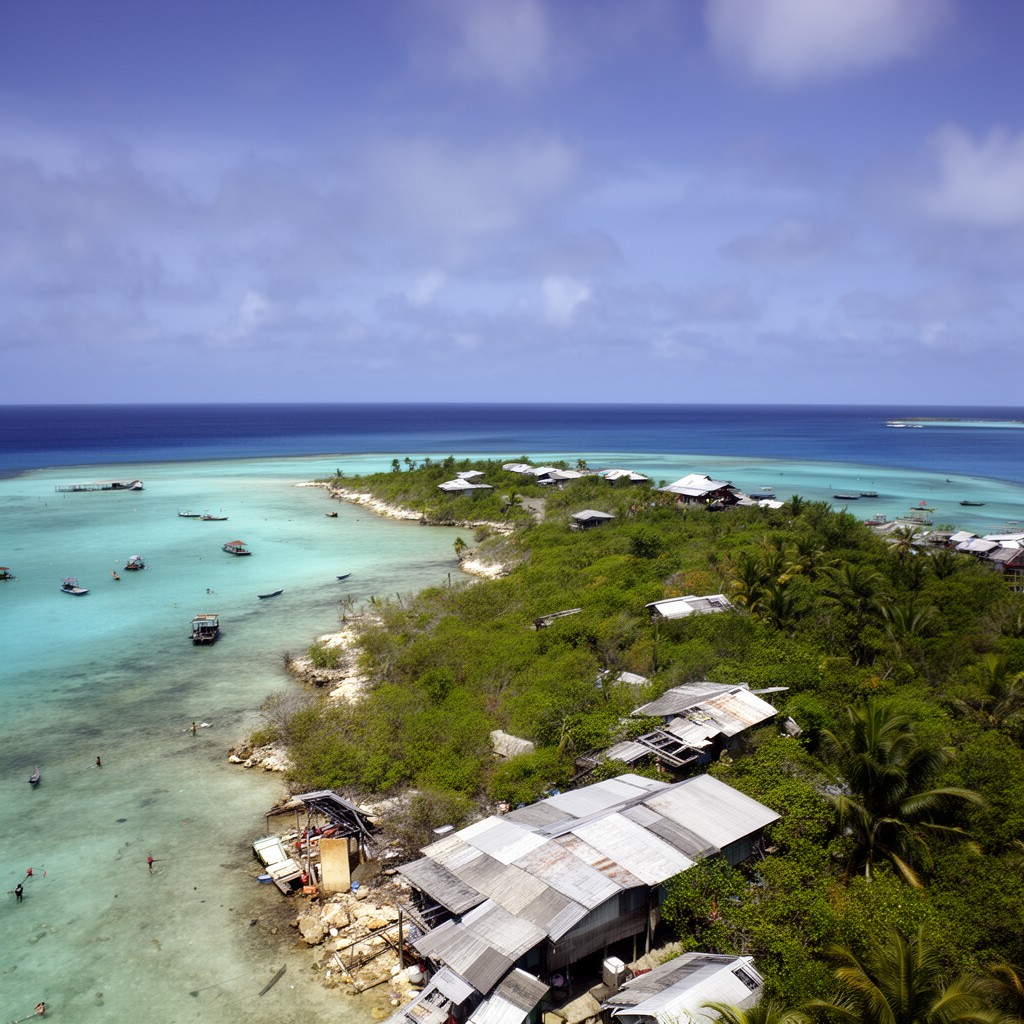 AI-generated illustration of Ailinglaplap Atoll