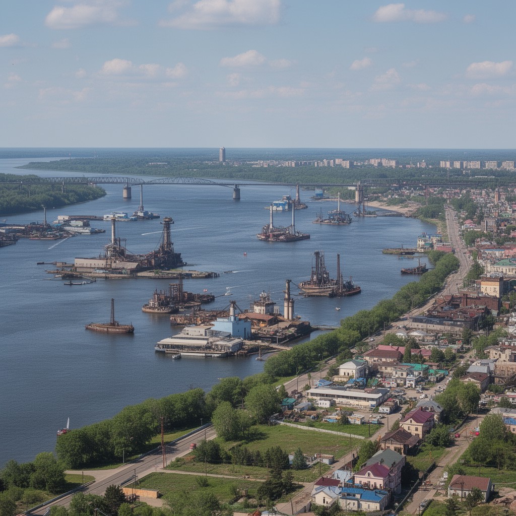 AI-generated illustration of Saratov Oblast