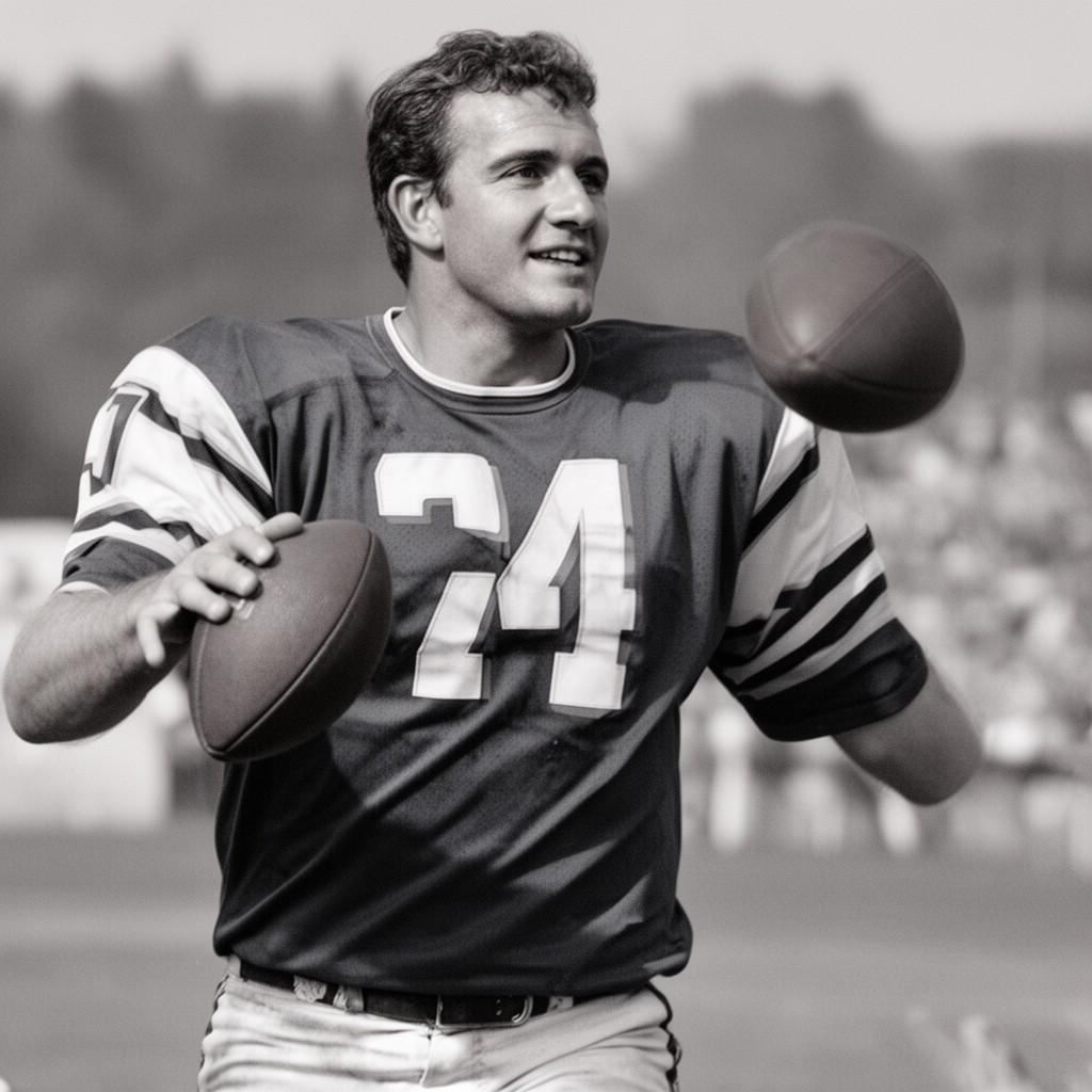 AI-generated illustration of Johnny Unitas