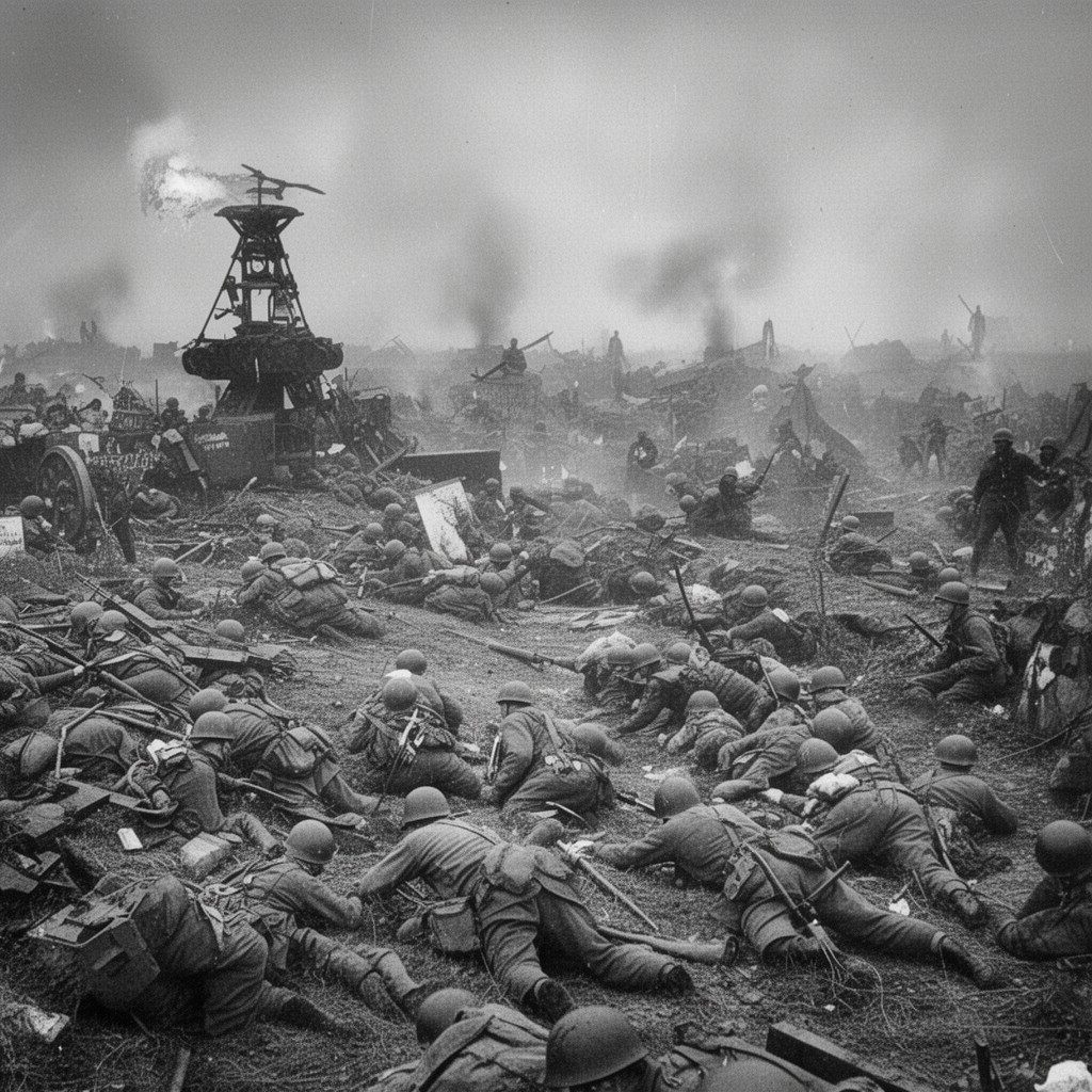 AI-generated illustration of Battle of Uman
