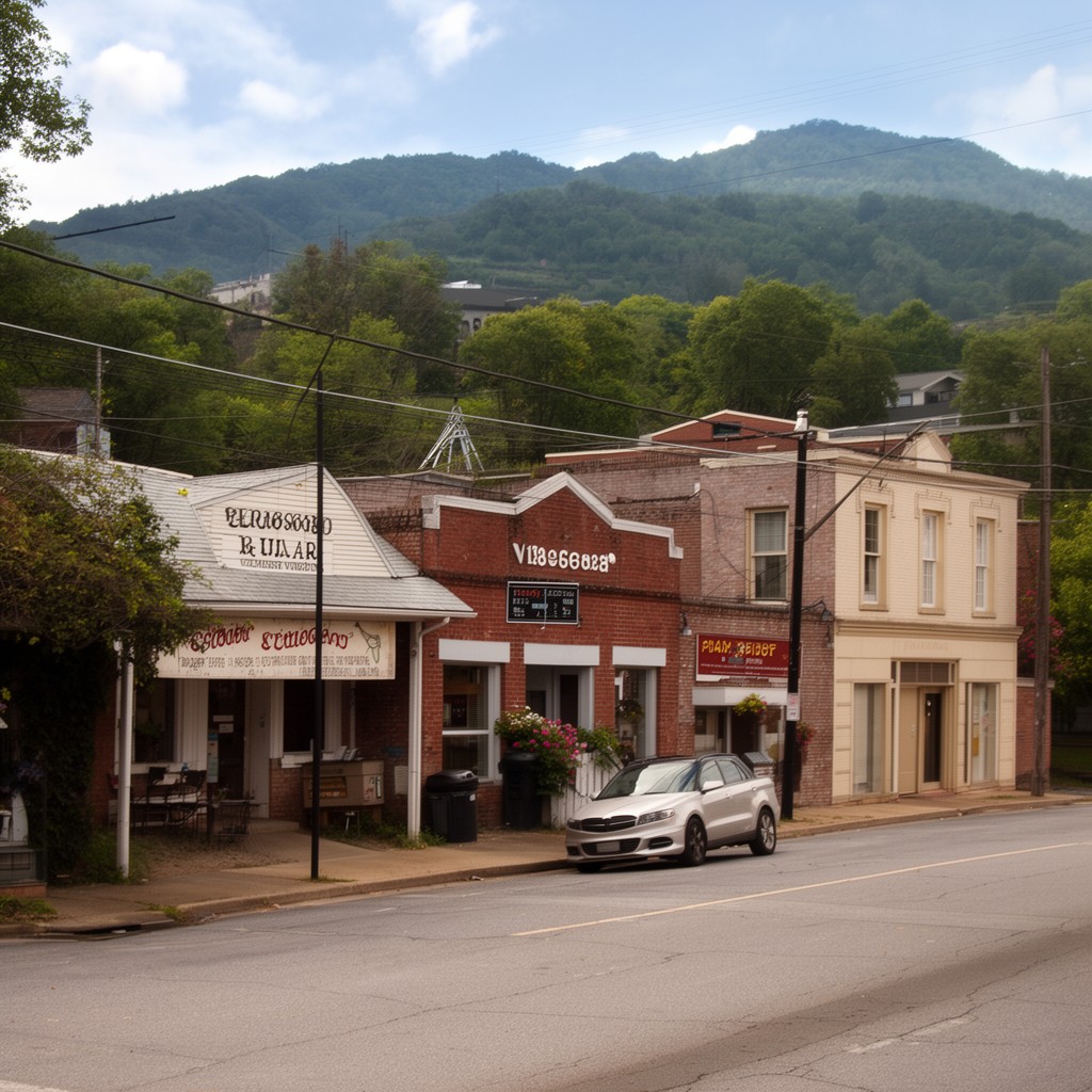 AI-generated illustration of Bolivar, West Virginia