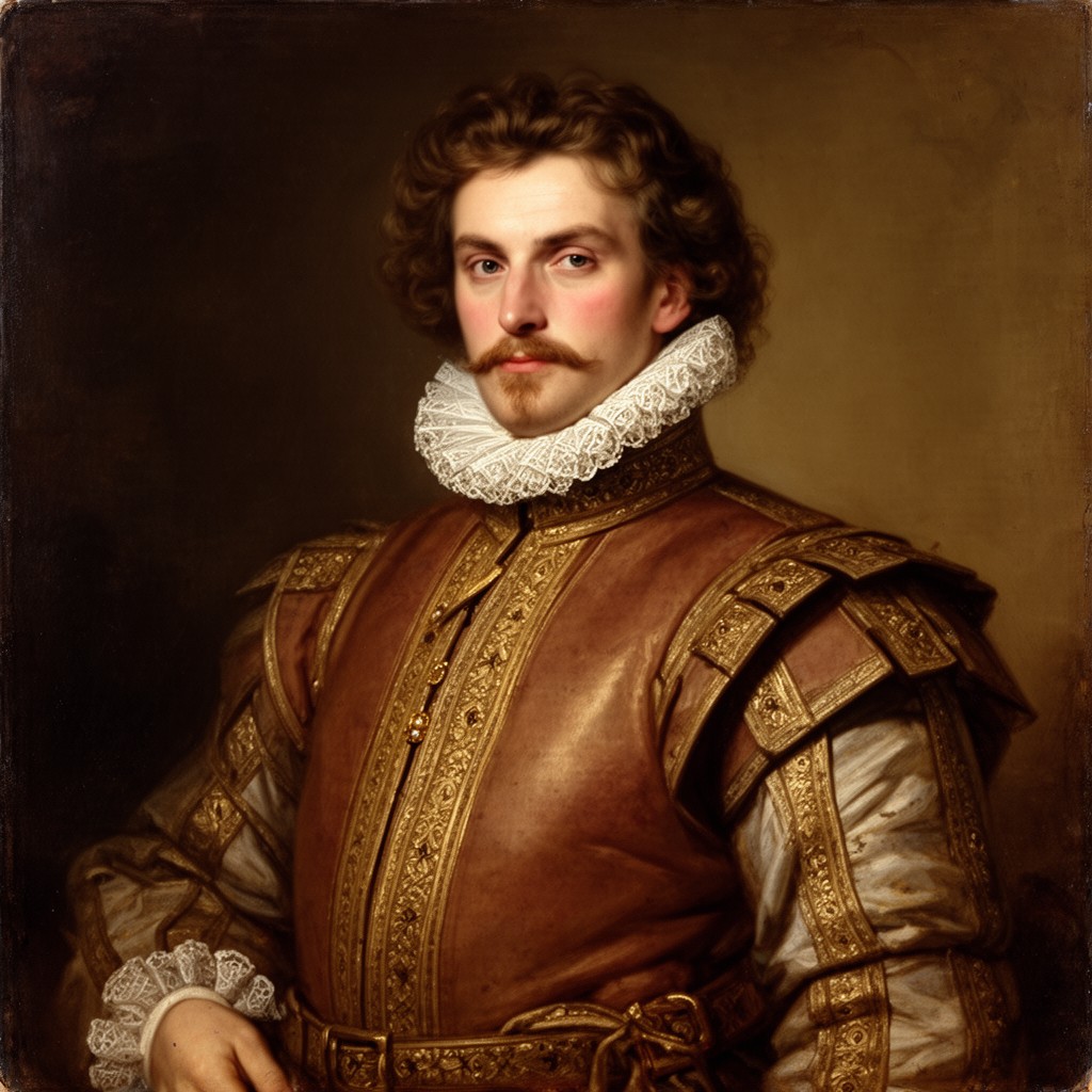 AI-generated illustration of Charles I of England