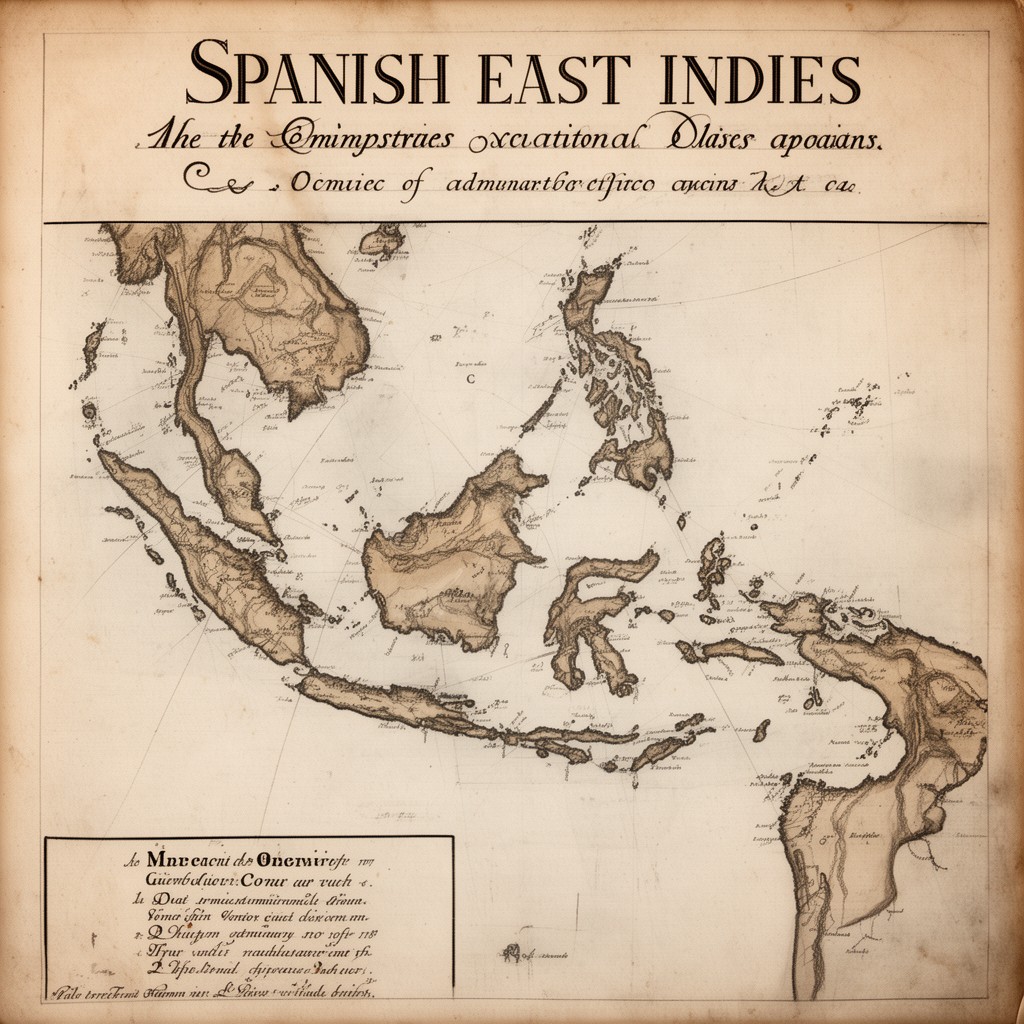 AI-generated illustration of Spanish East Indies