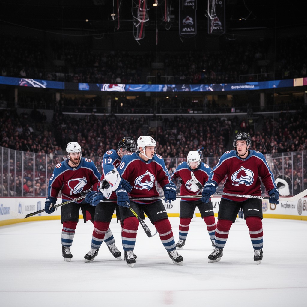 AI-generated illustration of Colorado Avalanche