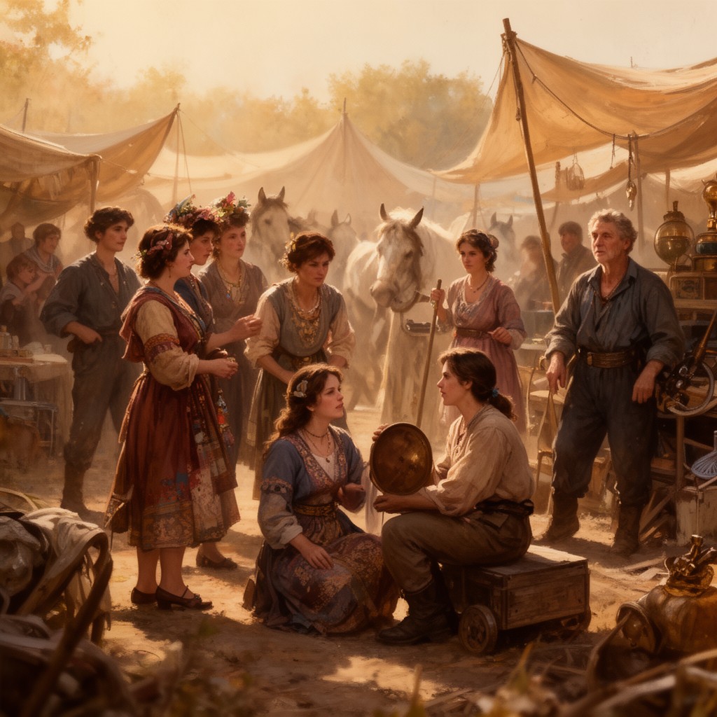 AI-generated illustration of Gypsies