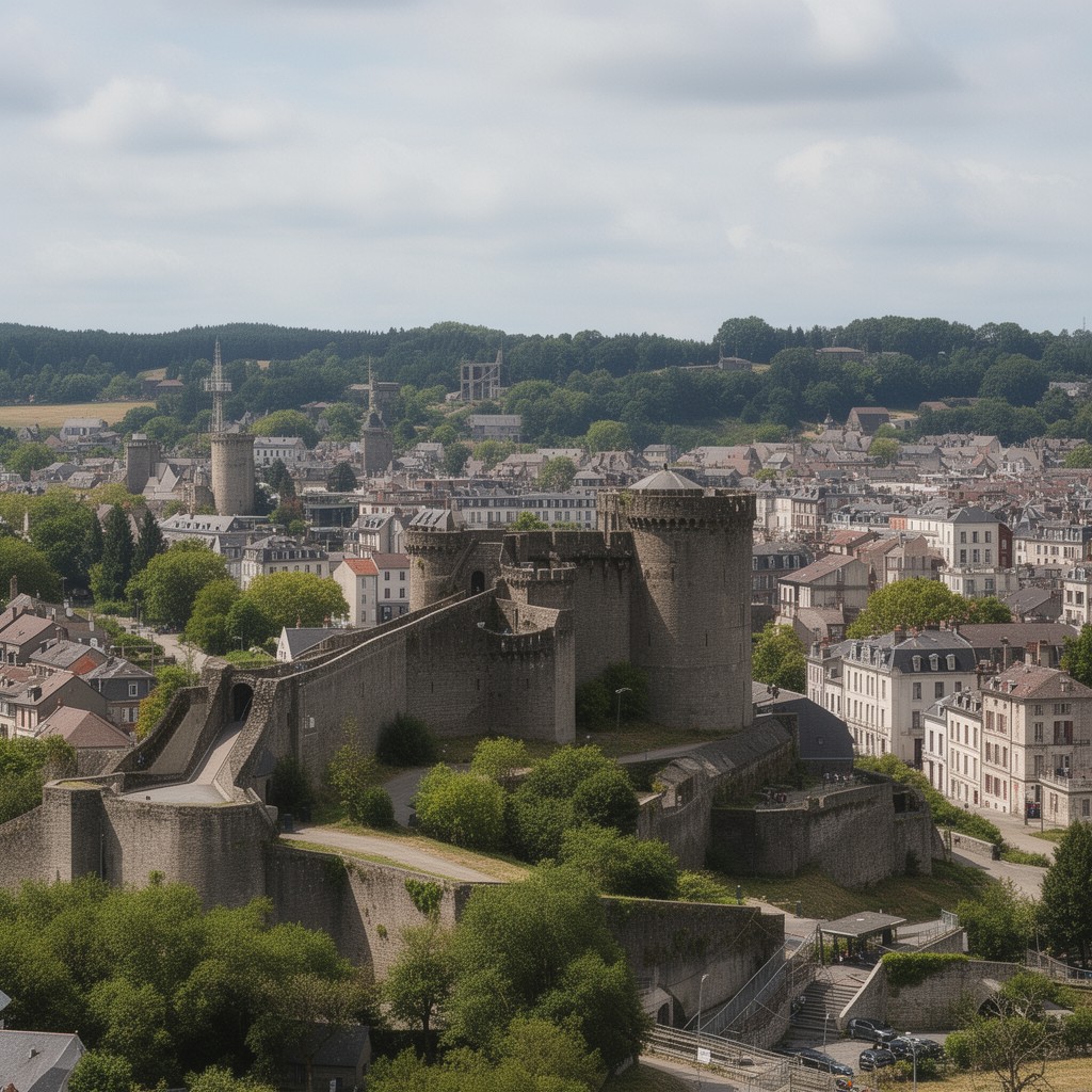 AI-generated illustration of Longwy