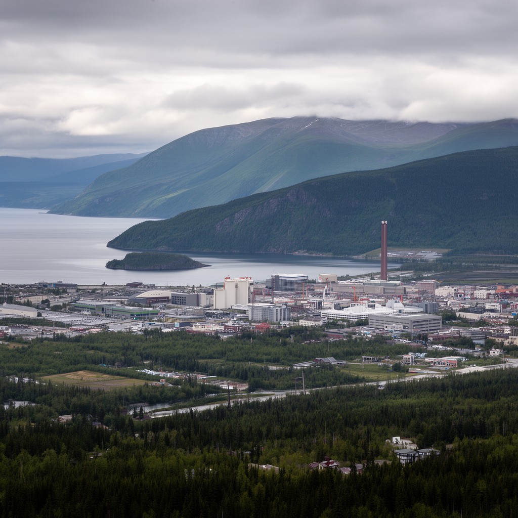 AI-generated illustration of Corner Brook