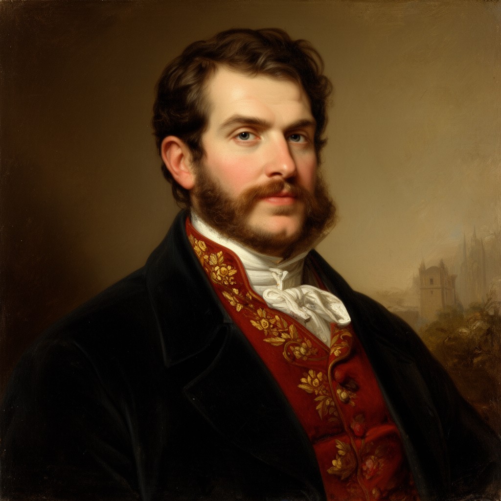 AI-generated illustration of Fyodor Bruni