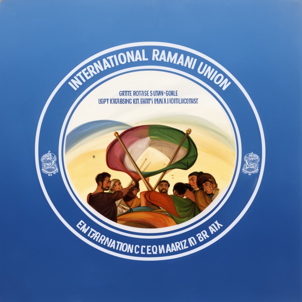 AI-generated illustration of International Romani Union