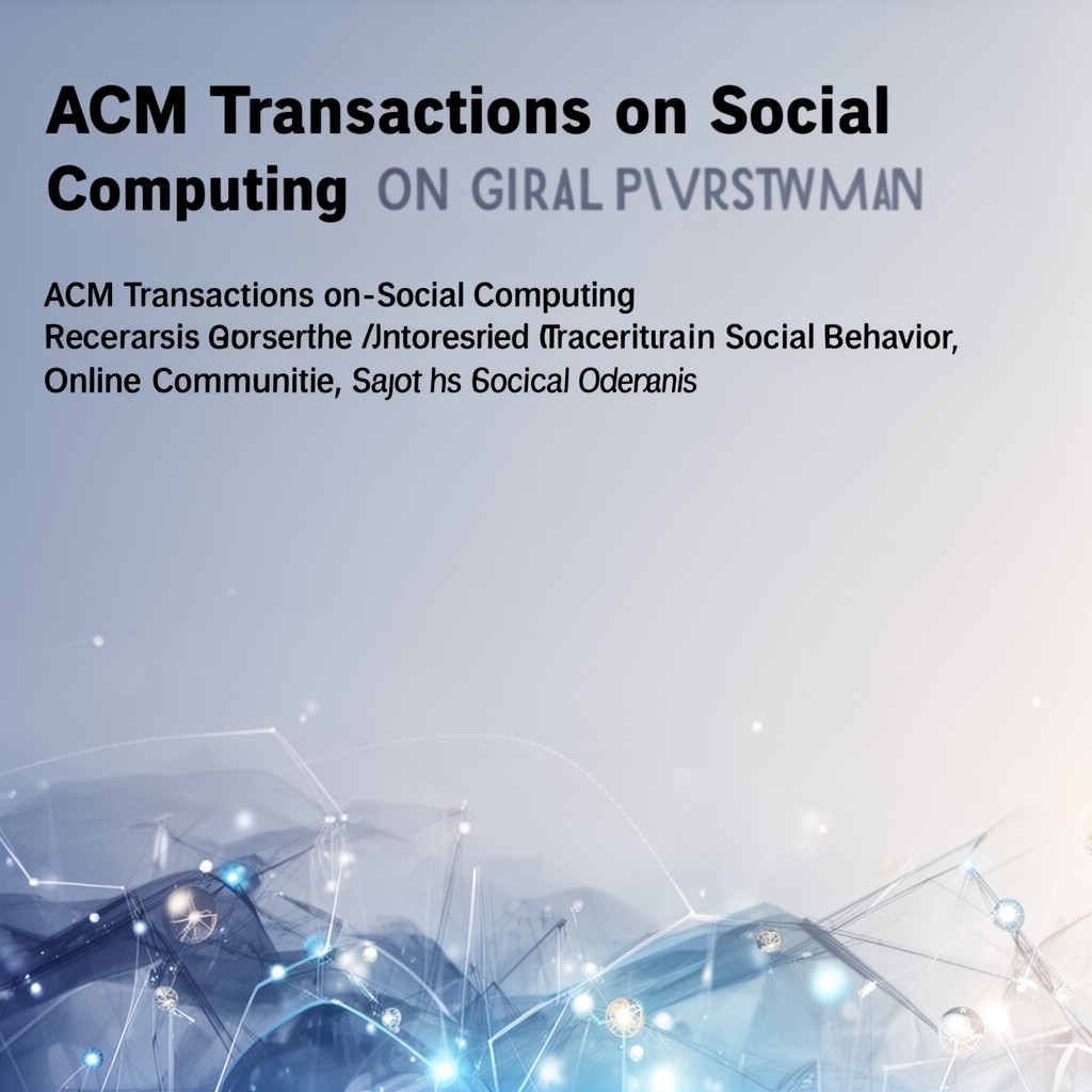 AI-generated illustration of ACM Transactions on Social Computing