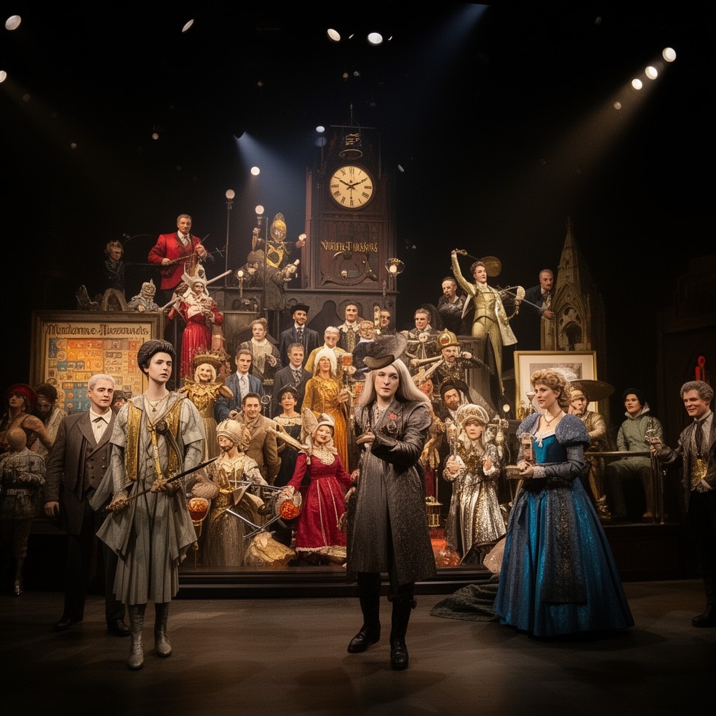 AI-generated illustration of Madame Tussauds London