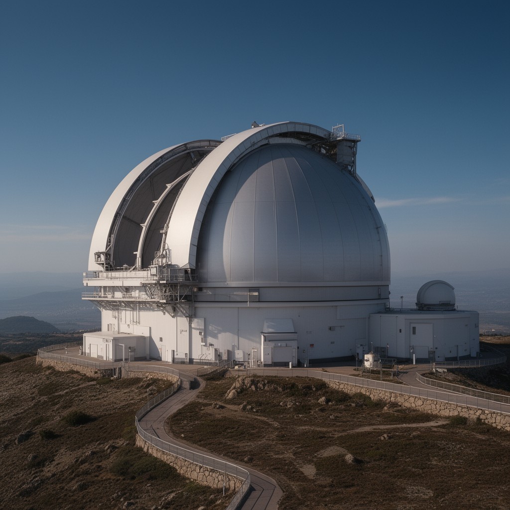 AI-generated illustration of European Extremely Large Telescope