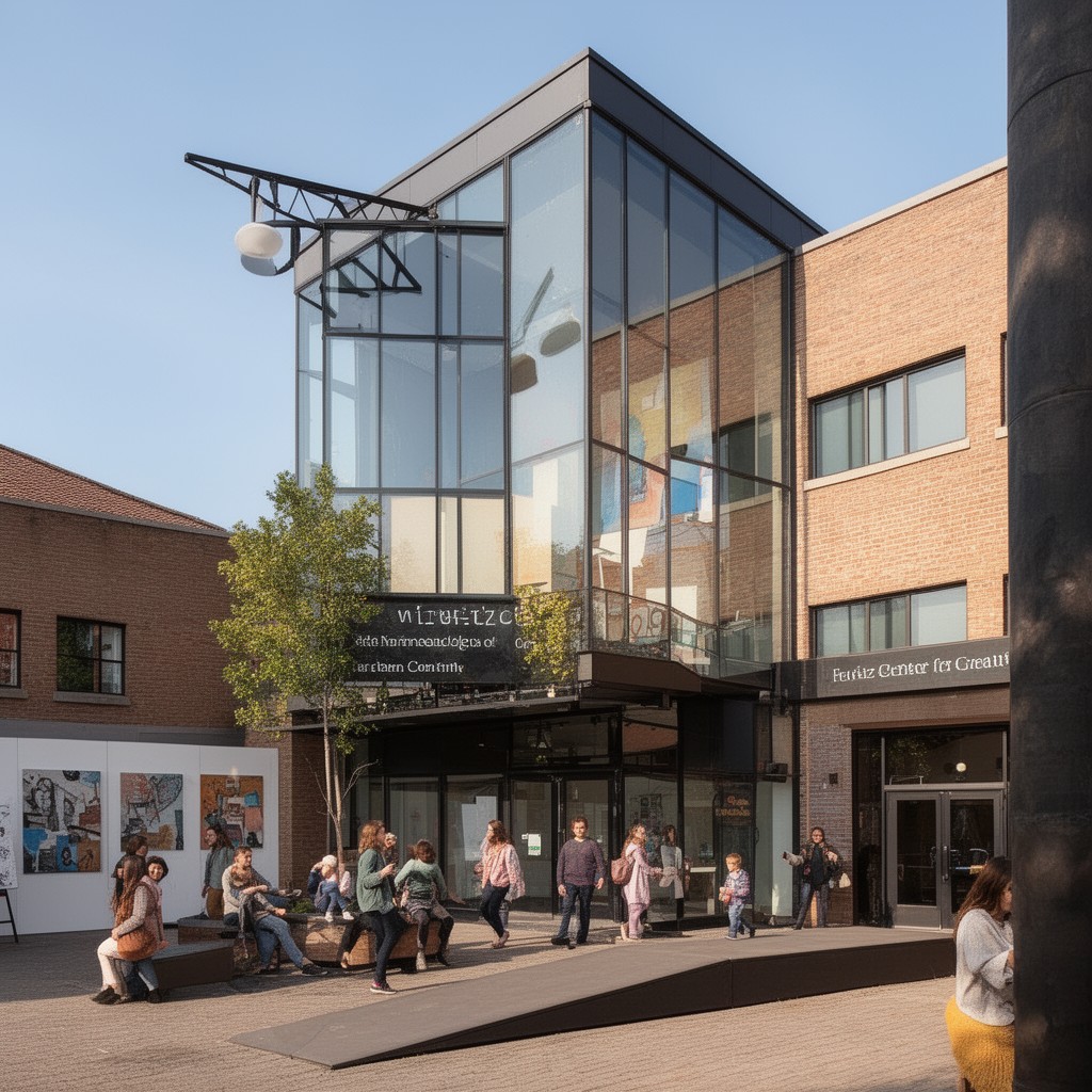 AI-generated illustration of Weitz Center for Creativity