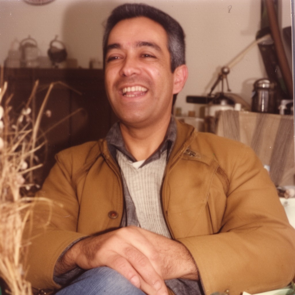 AI-generated illustration of Hussein