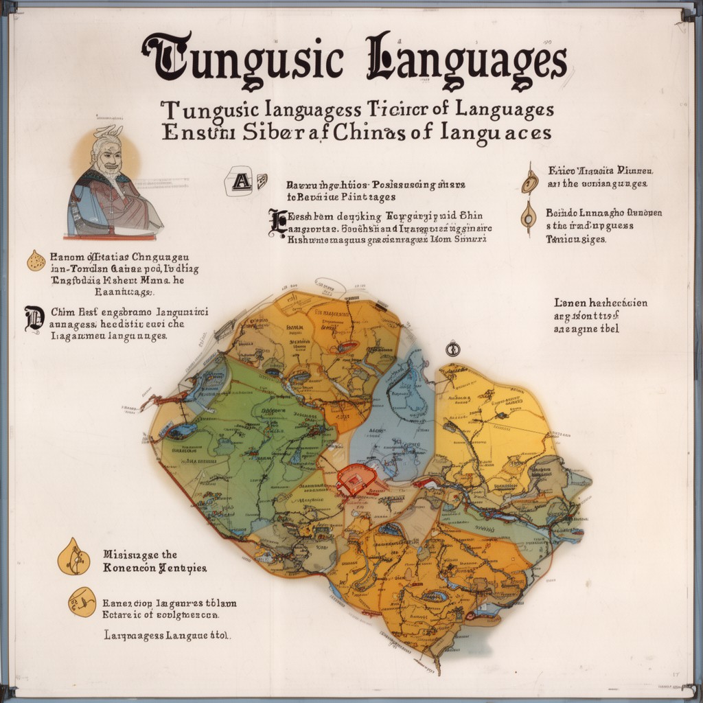 AI-generated illustration of Tungusic languages