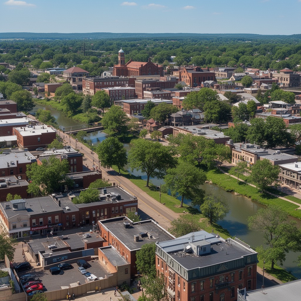AI-generated illustration of Northfield, Minnesota