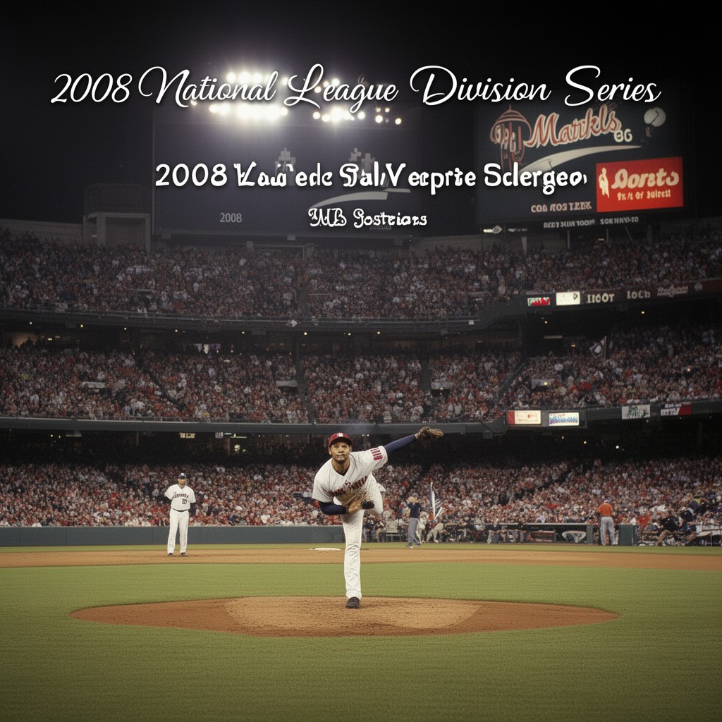 AI-generated illustration of 2008 National League Division Series