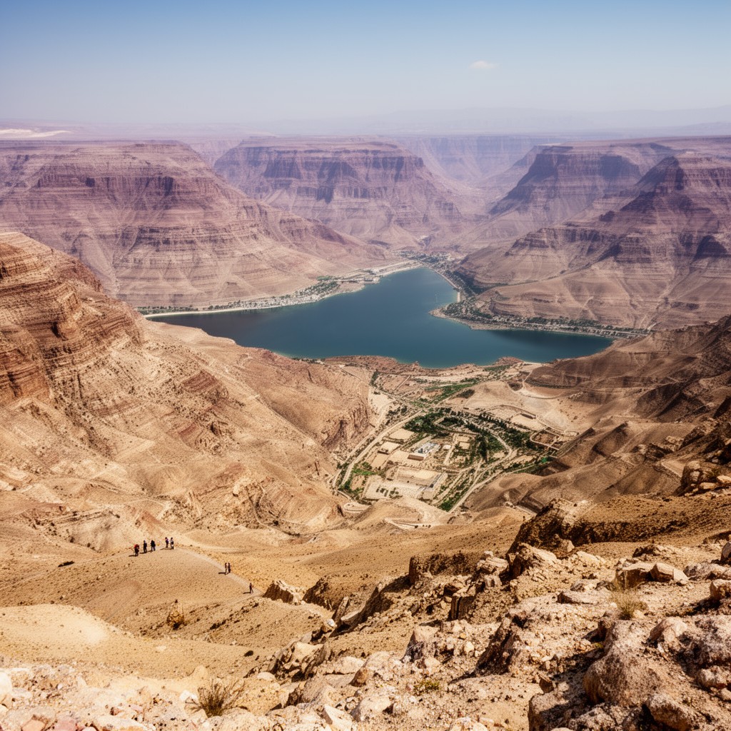 AI-generated illustration of Judean Desert