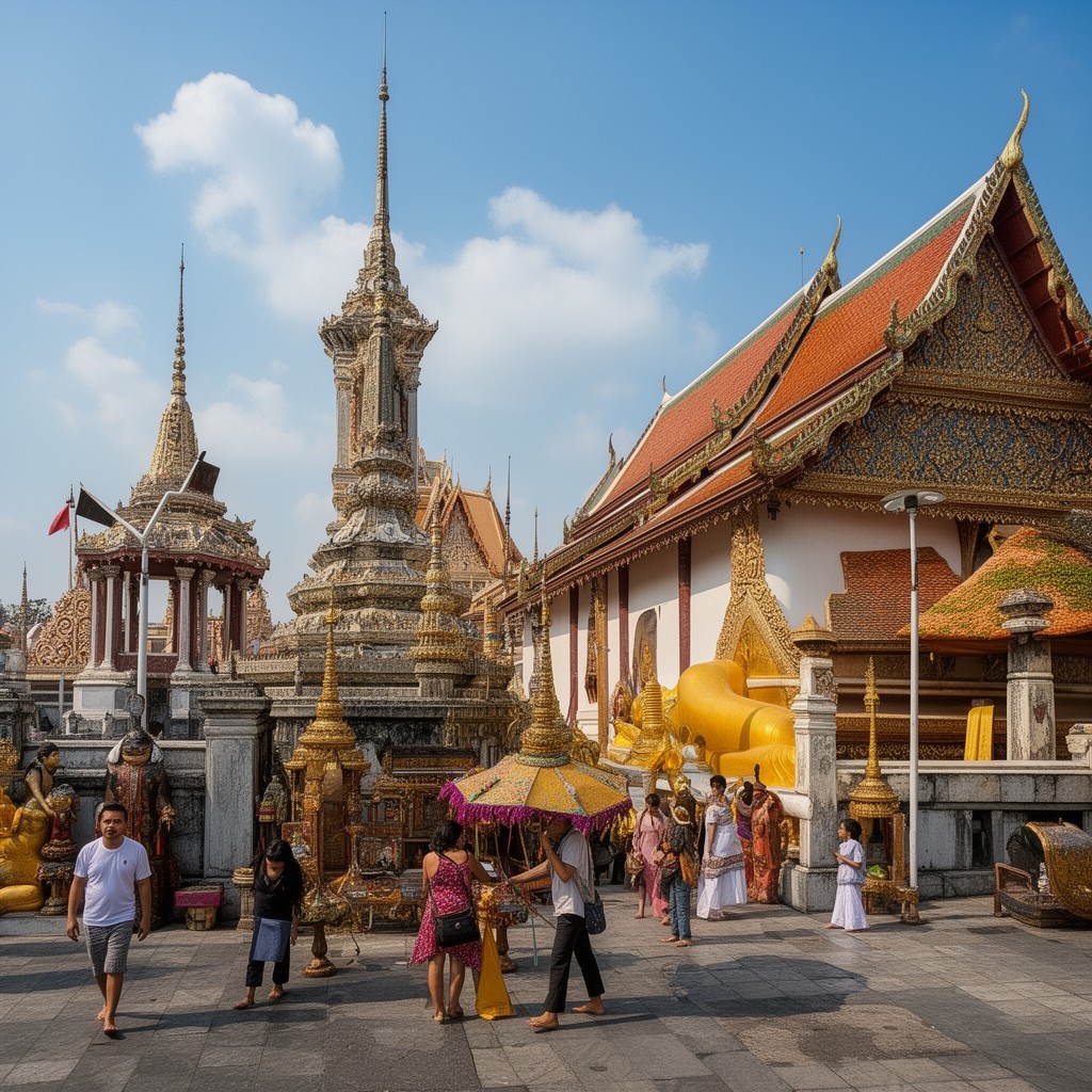 AI-generated illustration of Wat Pho